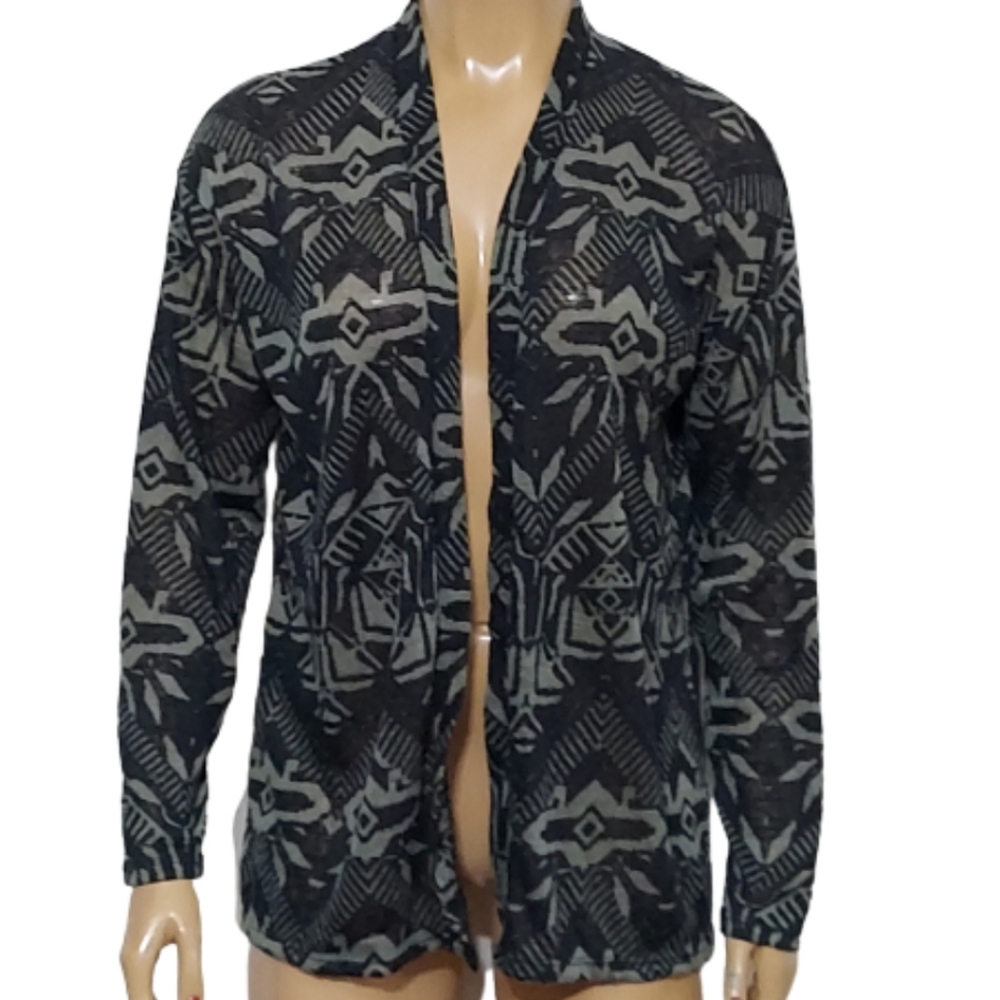 Tally Weijl Aztec Open Front Lightweight Cardigan